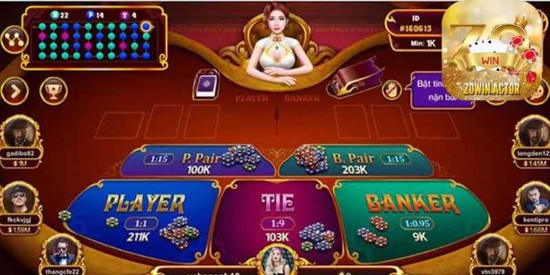 Trải nghiệm Baccarat đỉnh cao với giao diện đẹp mắt, âm thanh sống động chỉ có tại Zowin